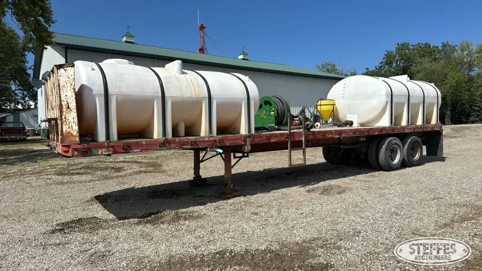 Tandem axle spray tender trailer Water Tender