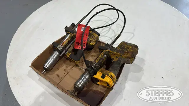 (2) DeWalt grease guns