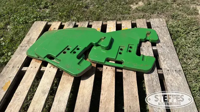 (11) John Deere suitcase weights