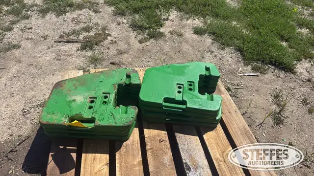(11) John Deere suitcase weights
