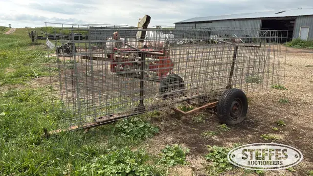 Livestock panel trailer