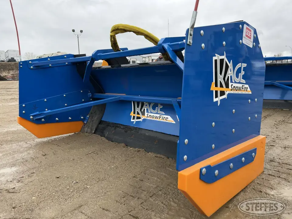 Kage SF2014-6 Skid Steer Snow Pushers and Snowblower