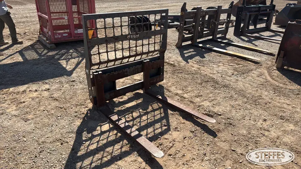Bobcat skid steer forks