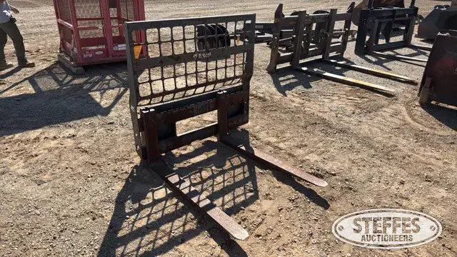 Bobcat skid steer forks