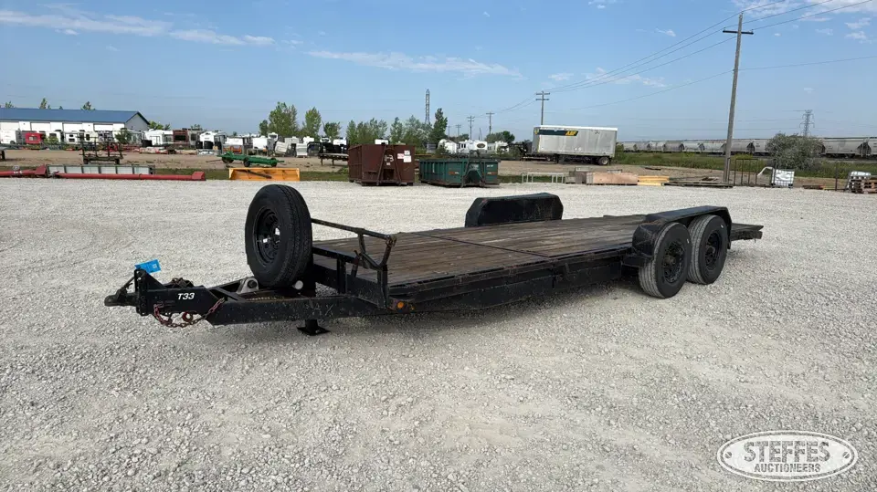 2012 Big Tex 14TL-22BK Flatbed Trailer