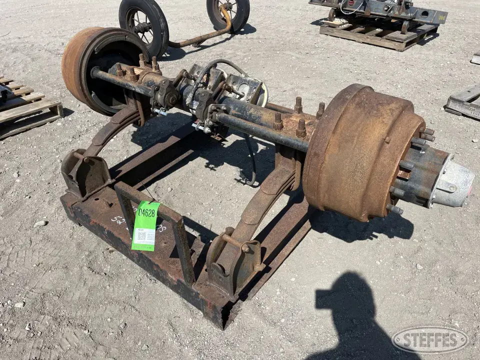 Semi axle w/sub-frame Truck-Trailer Part