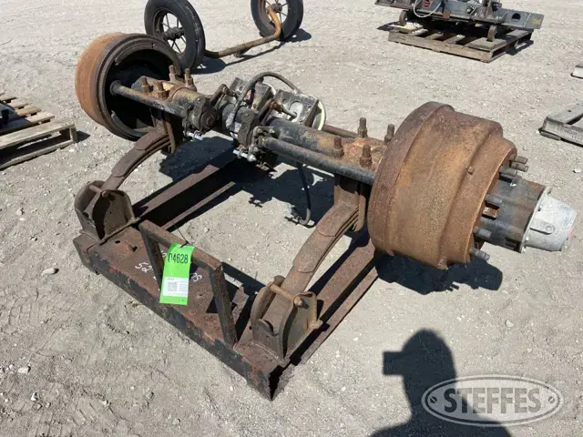 Semi axle w/sub-frame