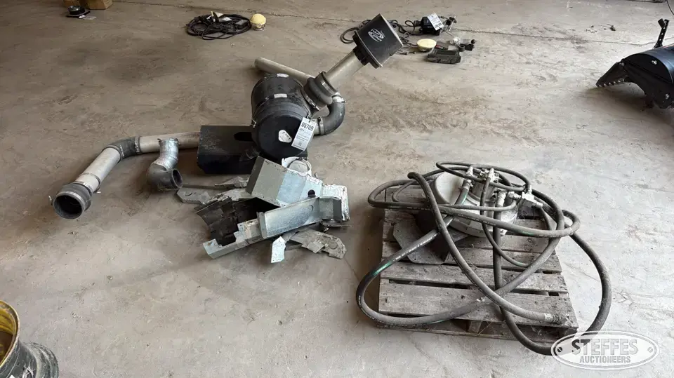 Combine engine bay blower Ag Equipment Part