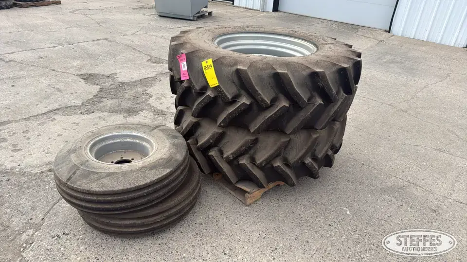 (4) Tractor tires Tractor-Implement Tire
