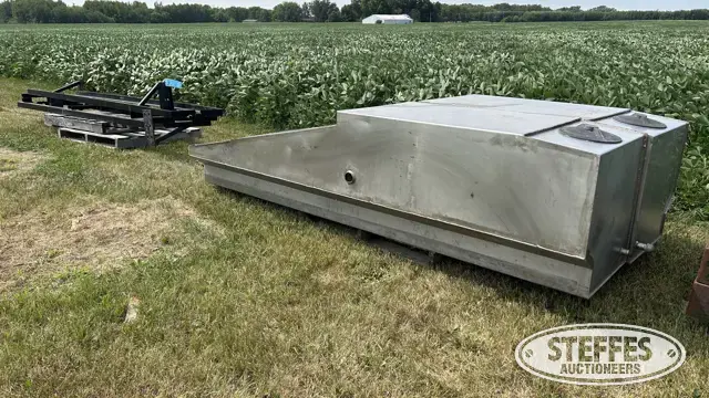 (2) 250 gal. SS saddle tanks