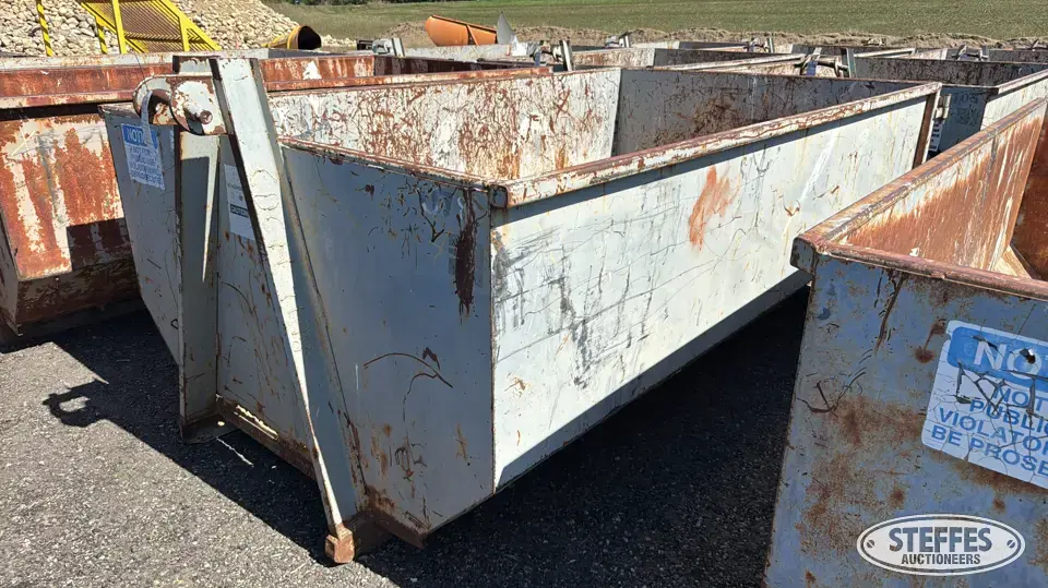 10 yd. roll-off dumpster Construction Support Item