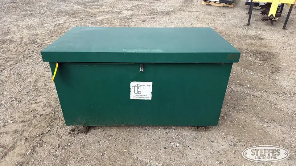 Thybar Corp lock box Storage and Bench