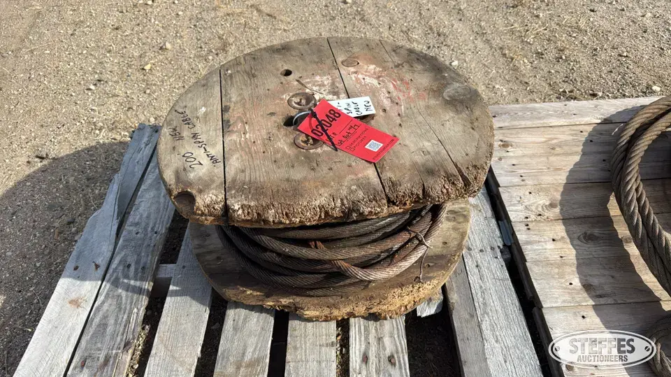 5/8”x200’ anti-spin cable Construction Support Item