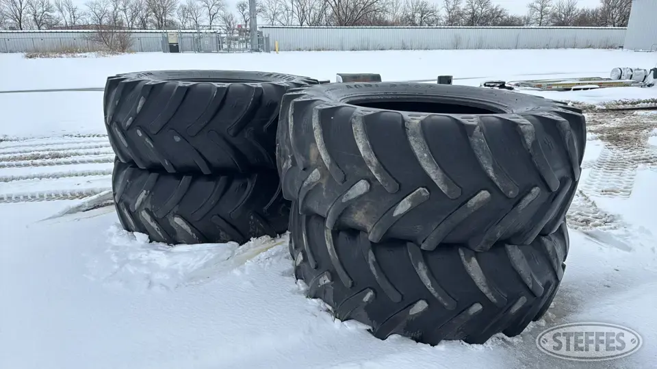 (4) Alliance 710/70R42 tires Tractor-Implement Tire