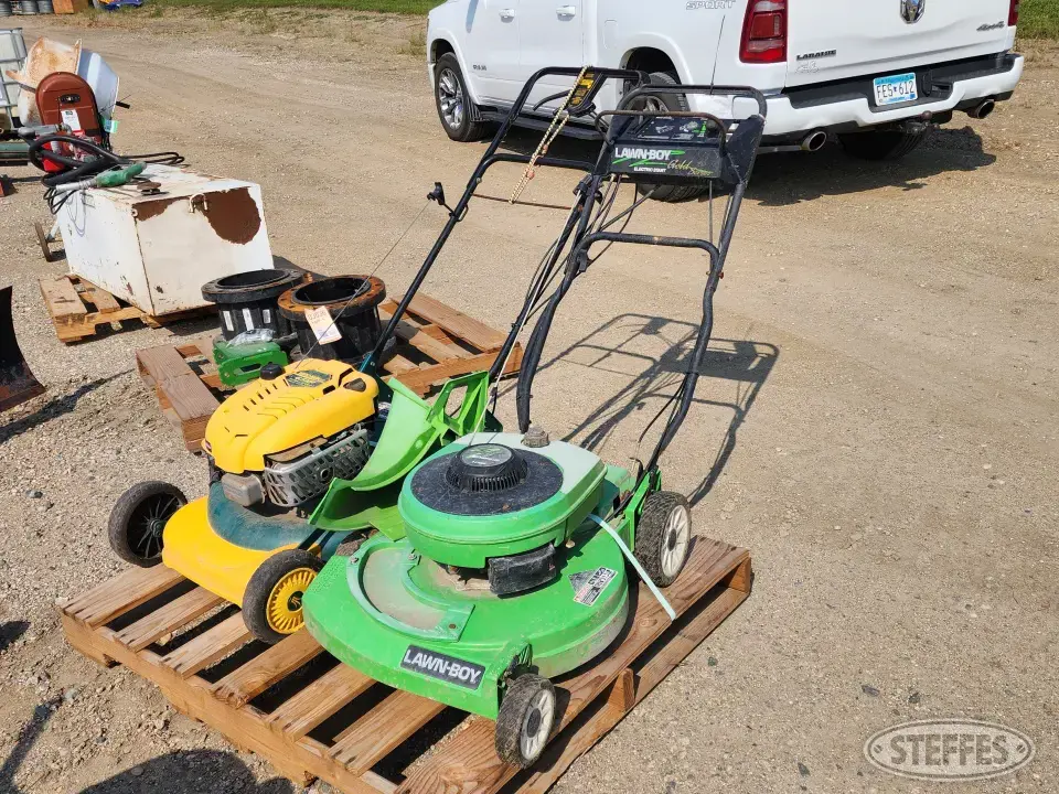 (2) Self-propelled push mowers