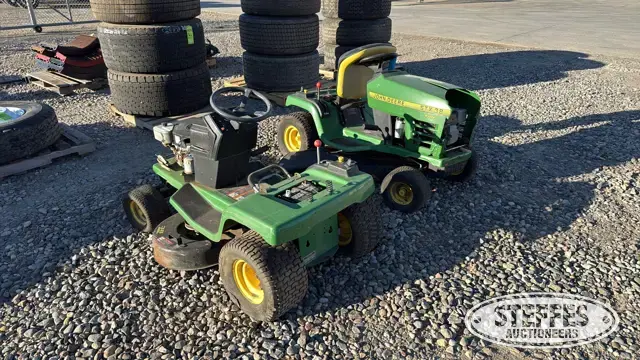 (2) John Deere STX38 riding lawn mowers