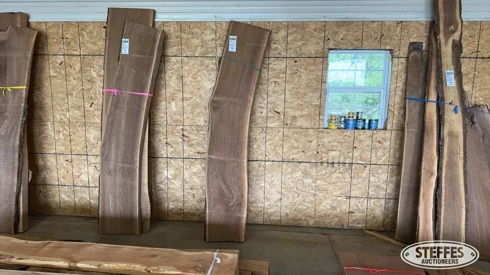 (3) Black walnut slabs Business Inventory