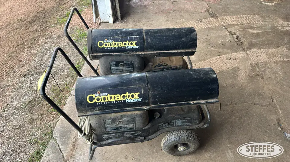 (2) Mr. Heater Contractor Series portable shop heaters General Business Support Item