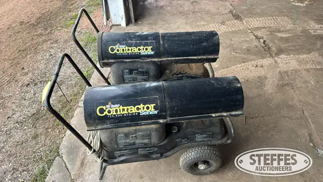 (2) Mr. Heater Contractor Series portable shop heaters