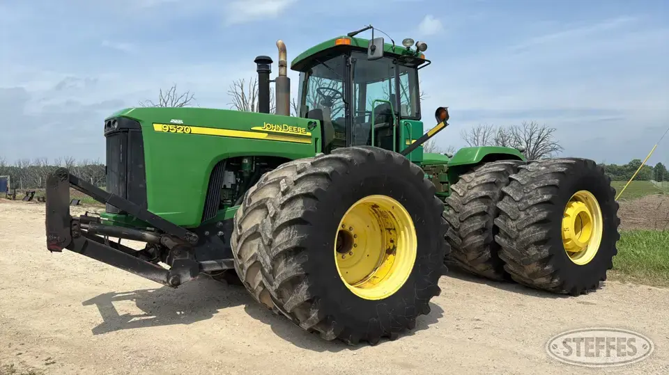 2002 John Deere 9520 4WD Tractor