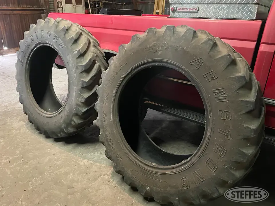 (2) Armstrong 14.9R30 tires Tractor-Implement Tire