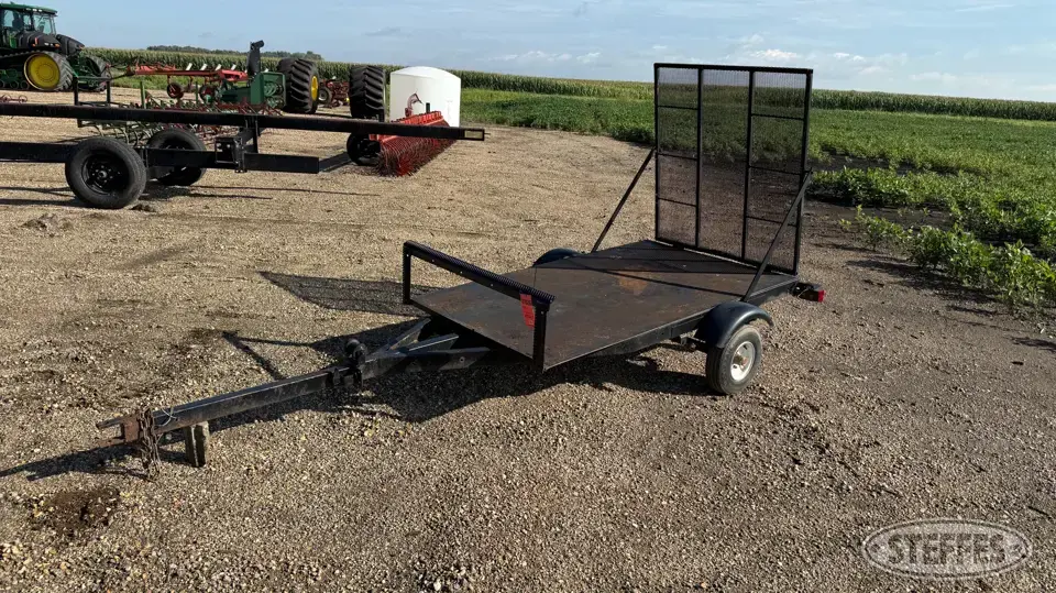 Shop-built utility trailer