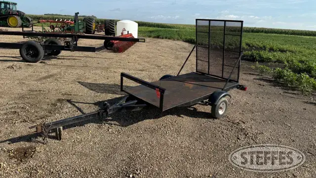 Shop-built utility trailer