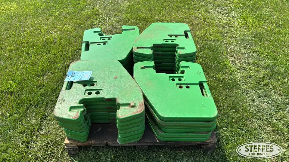 (26) John Deere suitcase weights Tractor Part