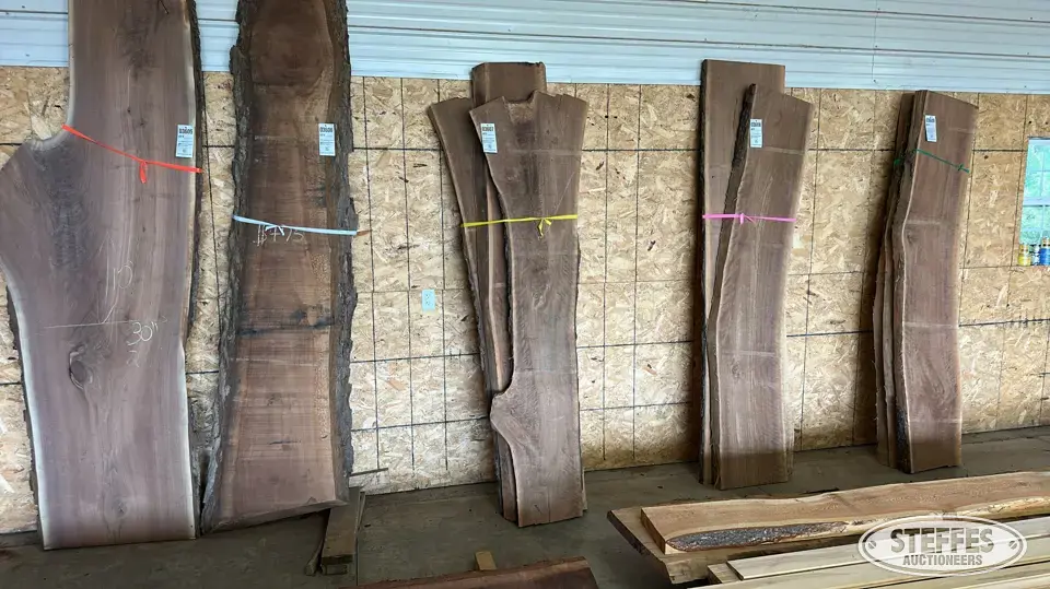 (3) Black walnut slabs Business Inventory