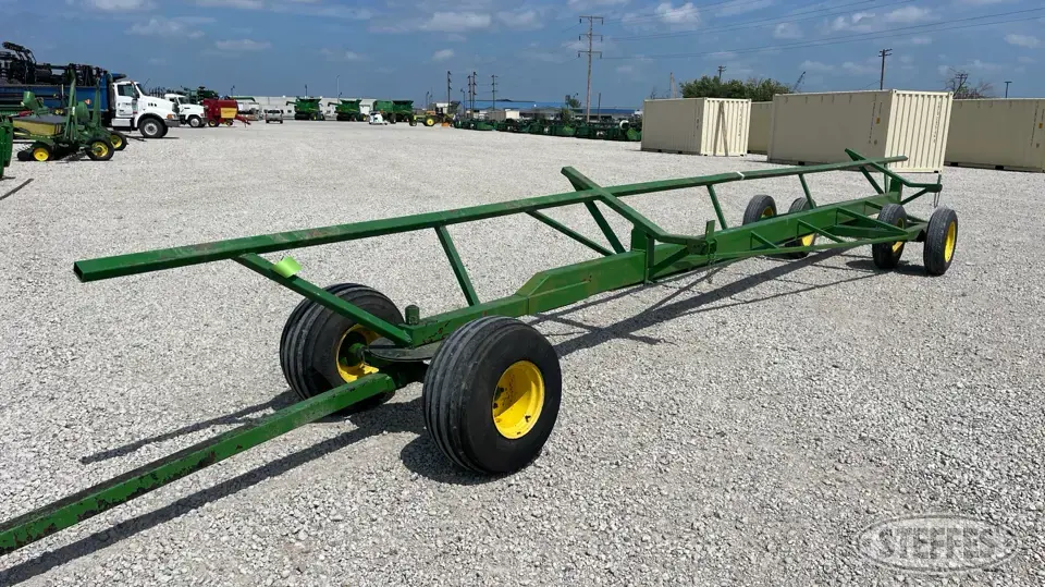 Shop-built header trailer