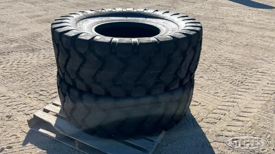 (2) Beaver 20.5-25 tires Truck Tire
