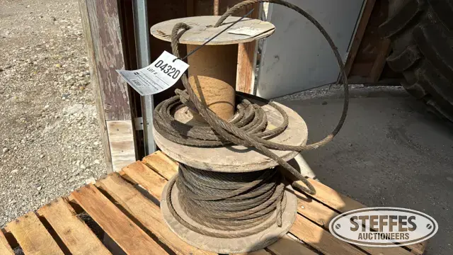 Spool of 1/2“ cable