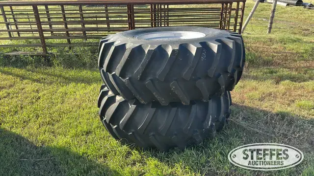 (2) Firestone 24.5-32 tires