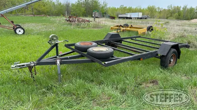 Shop-built single axle trailer