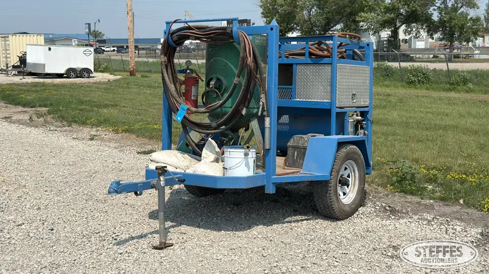 Sand blaster trailer Specialty Trailer