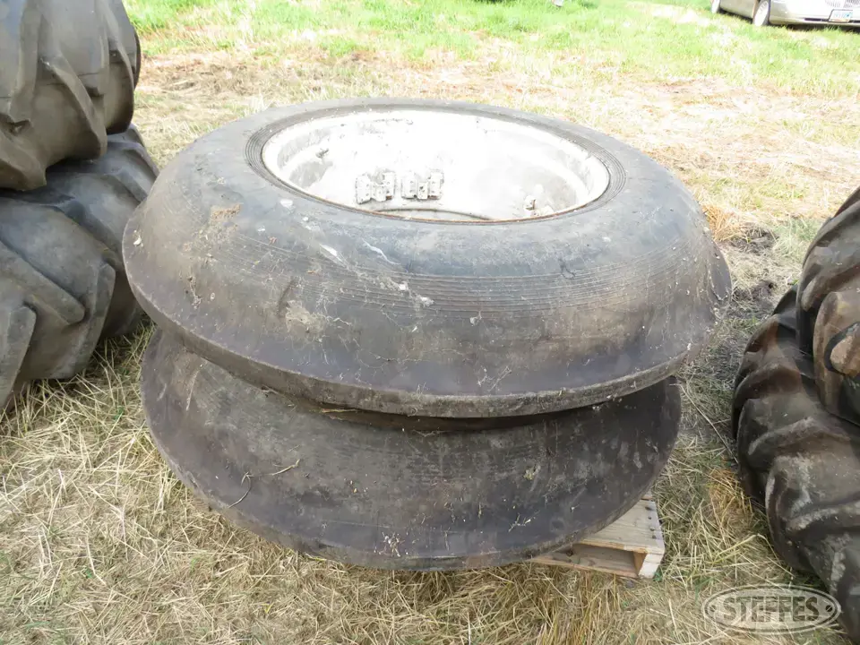 (2) Galaxy 11.25-28 single rib tires Tractor-Implement Tire