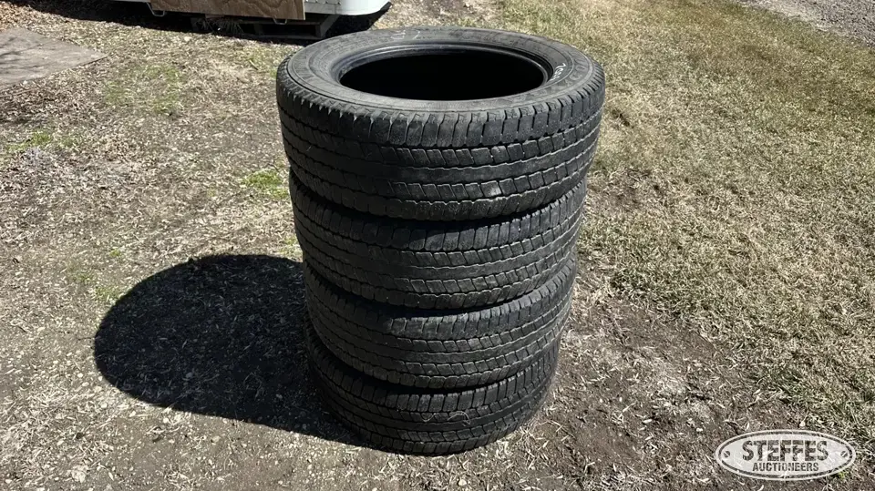 (4) Goodyear LT265/60R20 tires Passenger-Light Truck Tire