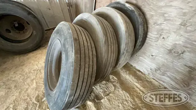 (4) 295/75R22.5 Tires