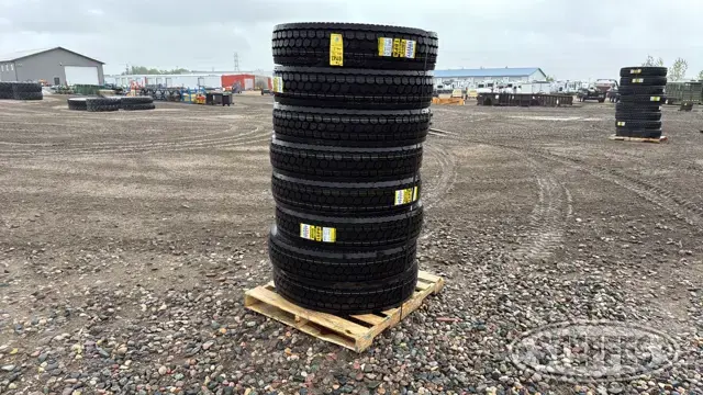 (8) Zwarthz 11R24.5 tires