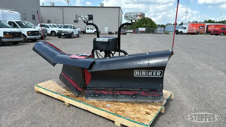 Hiniker Skid Steer Snow Pushers and Snowblower