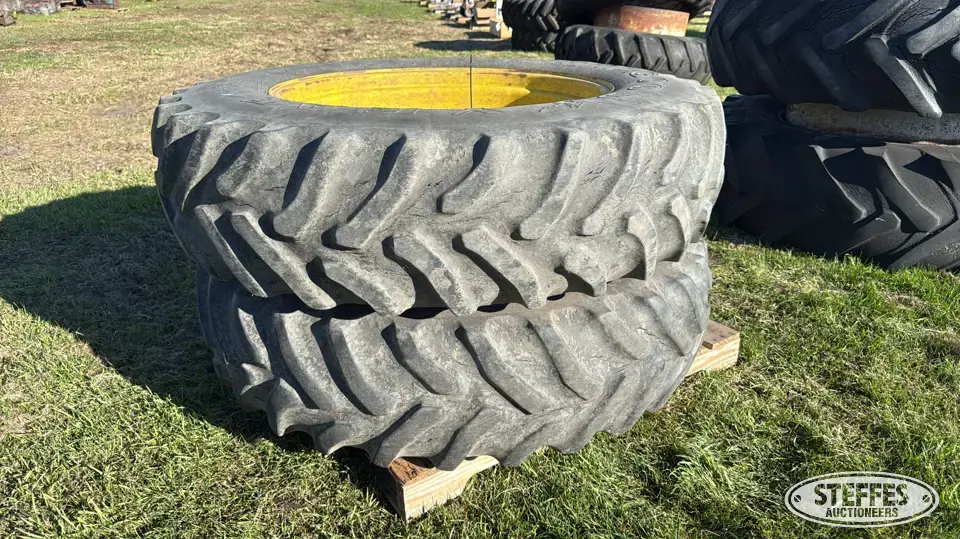 (2) Goodyear Dyna Torque 14.9R34 tires Tractor-Implement Tire