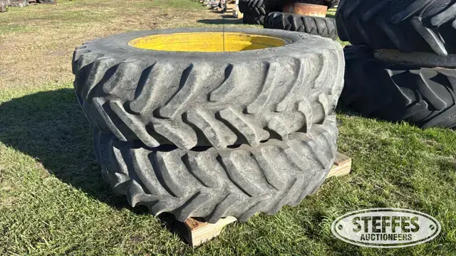 (2) Goodyear Dyna Torque 14.9R34 tires