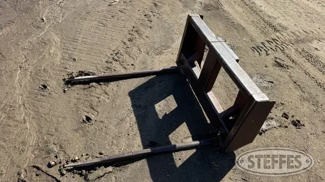 Shop-built bale spear
