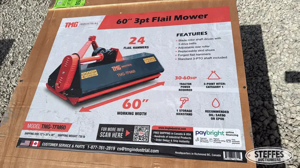 2026 TMG TFM60 Flail Mower