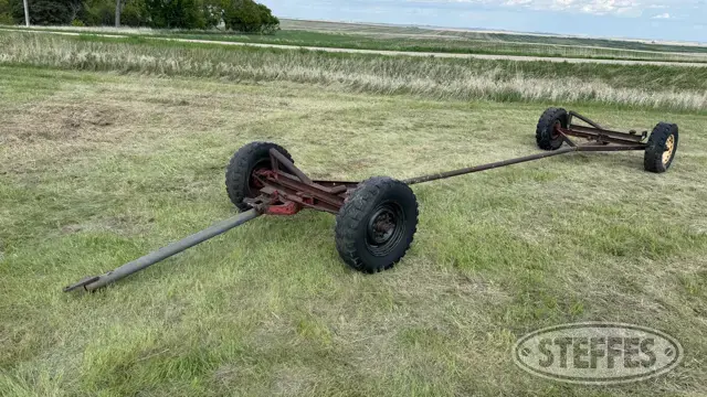 Shop-built 4-wheel header trailer