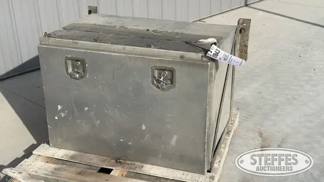 Frame mounted storage box