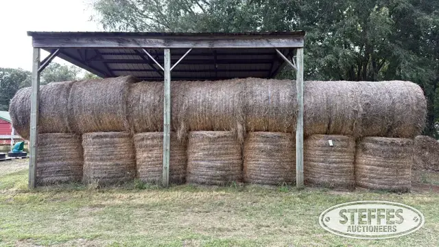 (36) Alfalfa round bales