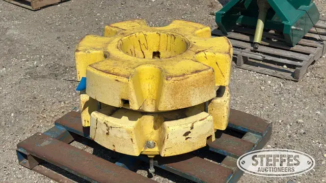 (2) John Deere wheel weights