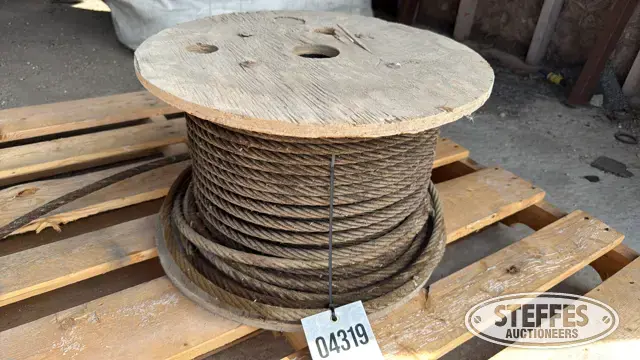 Spool of 1/2” cable