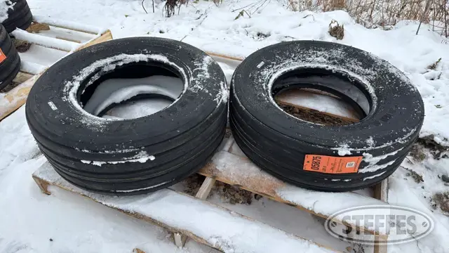 (2) Marcher 11L-15 tires
